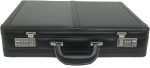 Alpine Swiss Mens Expandable Leather Attache Briefcase Dual Combination Locks - Image 4